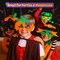 4E's Novelty Halloween Crafts for Kids – 24 Pack DIY Foam Mask Craft Kit with Self Adhesive Stickers, Fall Arts & Crafts, Classroom Halloween Party Favors, Kids Ages 3+, Jack-o’-Lantern & Witch